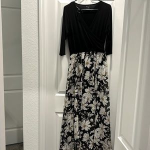 Maxi floral dress